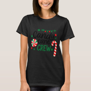 Weihnachts-Schoko-Stab-Crew-Shirt Frauen Mädchen J T-Shirt
