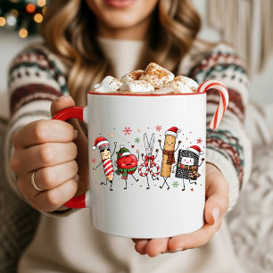 Weihnachts-Schullehrer-Kaffeetasse Tasse