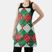 Weihnachts-Schürze 'Festive Argyle Cheer' Schürze (InSitu)