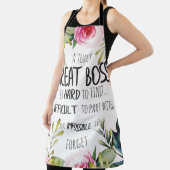 Weihnachts-Schürze für Boss-Wertschätzung danke Schürze (InSitu)