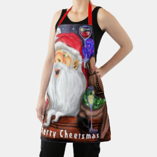 Weihnachts-Schürze-Geschenk für Weihnachtslieder u Schürze