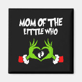 Weihnachts-Schwangerschaftsankündigung Lustige Mut Magnet (Vorne)