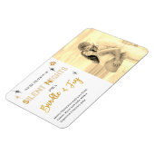 Weihnachts-Schwangerschaftsbundle des Joy-Fotos Magnet (Linke Seite)