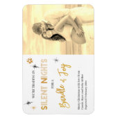 Weihnachts-Schwangerschaftsbundle des Joy-Fotos Magnet (Vertikal)