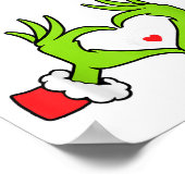 Weihnachts-Schwangerschaftsshirt Ein kleiner, der  Poster (Ecke)