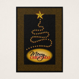 Weihnachts Schwarz und Gold Weihnachtsbaum Geschen