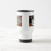 Weihnachts-Schwarz-Weiß-Spaß Reisebecher (Mittel)