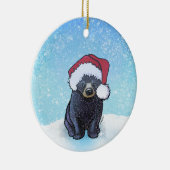 Weihnachts-Schwarzbärenkuppe Keramik Ornament (Rechts)