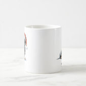 Weihnachts Schwarze Dackel Hund Hat Kaffee Tasse (Mittel)