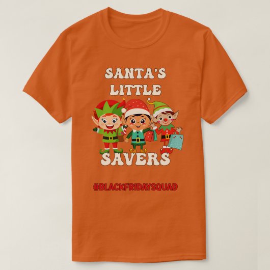 Weihnachts-Schwarzer Freitag-Squad T-Shirt (Design vorne)