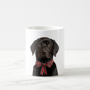 Weihnachts-Schwarzklassehund Kaffeetasse