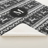 Weihnachts-Schwarzwild und Weißnorwegisches Hirsch Sherpadecke (3/4)