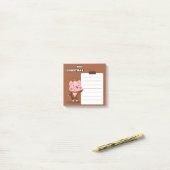 Weihnachts-Schwein-Rentier-Post-It-Notes Post-it Klebezettel (Auf Schreibtisch)