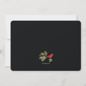Weihnachts-Script-Foto Einladung (Rückseite)