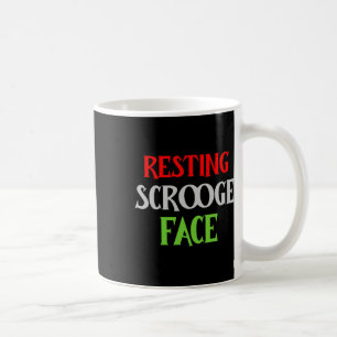 Weihnachts-Scrooge Gesicht Funny Men Fam Kaffeetasse