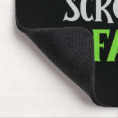 Weihnachts-Scrooge Gesicht Funny Men Fam Mousepad (Ecke)