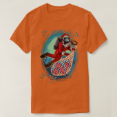 Weihnachts Scuba Diver Santa Claus T-Shirt (Design vorne)