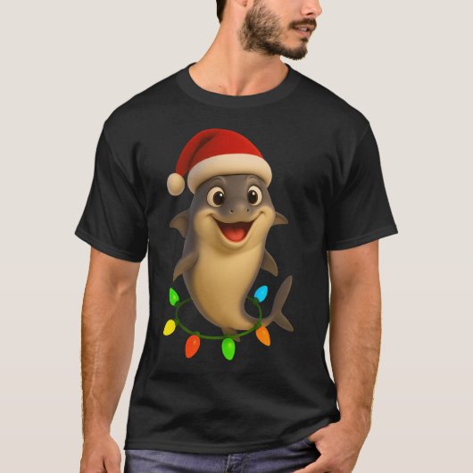Weihnachts-Seekatze T-Shirt (Vorderseite)