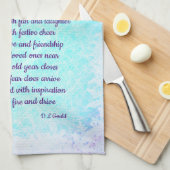 Weihnachts-Segeln Küchentücher (Viertel Falte)