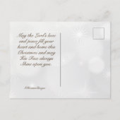 Weihnachts-Segen-Bibel-Verse-Nummern 6 24-26 Postkarte (Rückseite)