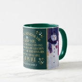 Weihnachts-Segen-Nummern im Foto 6:24-26 Tasse (VorderseiteRechts)