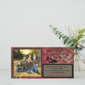 Weihnachts-Segnung Fotokarte Feiertagskarte (Stehend Vorderseite)