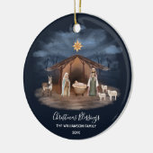 Weihnachts-Segnungen Christlich Keramik Ornament (Links)