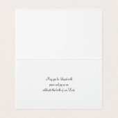 Weihnachts-Segnungen - Die Geburt unseres Herrn (Innenseite Aufgefaltet)