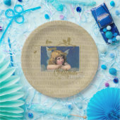 Weihnachts-Segnungen-Engel Pappteller (Party)