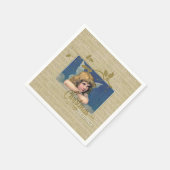 Weihnachts-Segnungen-Engel Serviette (Ecke)