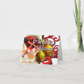 Weihnachts-Segnungen Feiertagskarte (Vorderseite)