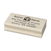 Weihnachts-Segnungen Krippentypografie Gummistempel (Stempel)