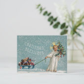 Weihnachts-Segnungen Postkarte (Stehend Vorderseite)