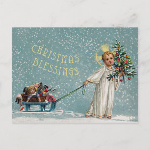 Weihnachts-Segnungen Postkarte