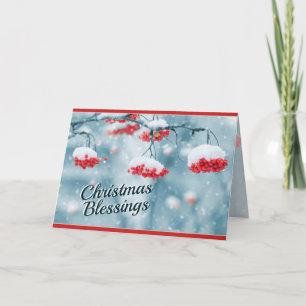 Weihnachts-Segnungen, Psalm 29:11 Bibelverse Feiertagskarte