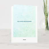 Weihnachts-Segnungen Schöne Worte Karte (Rückseite)