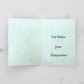 Weihnachts-Segnungen Schöne Worte Karte (Innenseite)