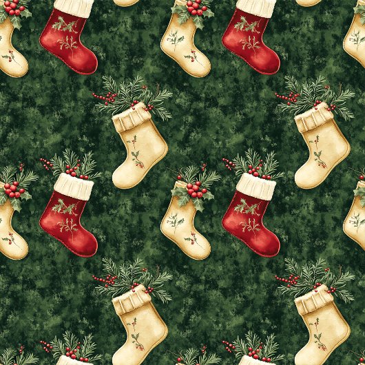 Weihnachts-Servietten in grün mit Aquarellfarben Serviette