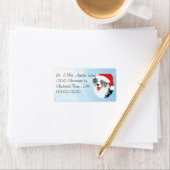 Weihnachts-Shepherd-Adressetikett Adressaufkleber (Insitu)