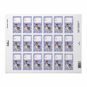 Weihnachts-Shepherd-Gift-Tags Adressaufkleber (Vorne)