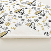 Weihnachts-Sherpa-Blanket Sherpadecke (3/4)