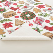 Weihnachts-Sherpa-Blanket Sherpadecke (3/4)