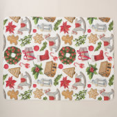 Weihnachts-Sherpa-Blanket Sherpadecke (Vorderseite (Horizontal))