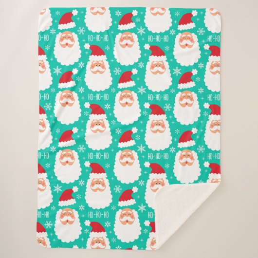Weihnachts-Sherpa-Blanket Sherpadecke (Vorderseite)