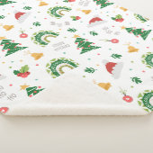 Weihnachts-Sherpa-Blanket Sherpadecke (3/4)