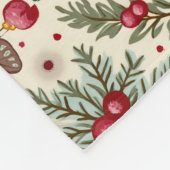 Weihnachts-Sherpa-Blankets Fleecedecke (Ecke)