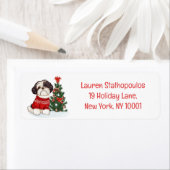 Weihnachts-Shih-Tzu-Hund (Insitu)