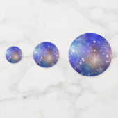 Weihnachts Shiny Snowflake Hintergrund Konfetti (Rückseiten)