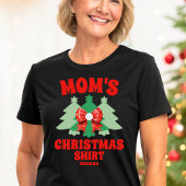 Weihnachts-Shirt der personalisierten Mama Tri-Blend Shirt