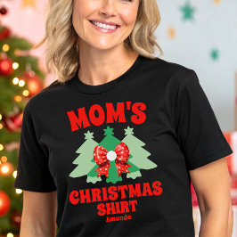 Weihnachts-Shirt der personalisierten Mama Tri-Blend Shirt